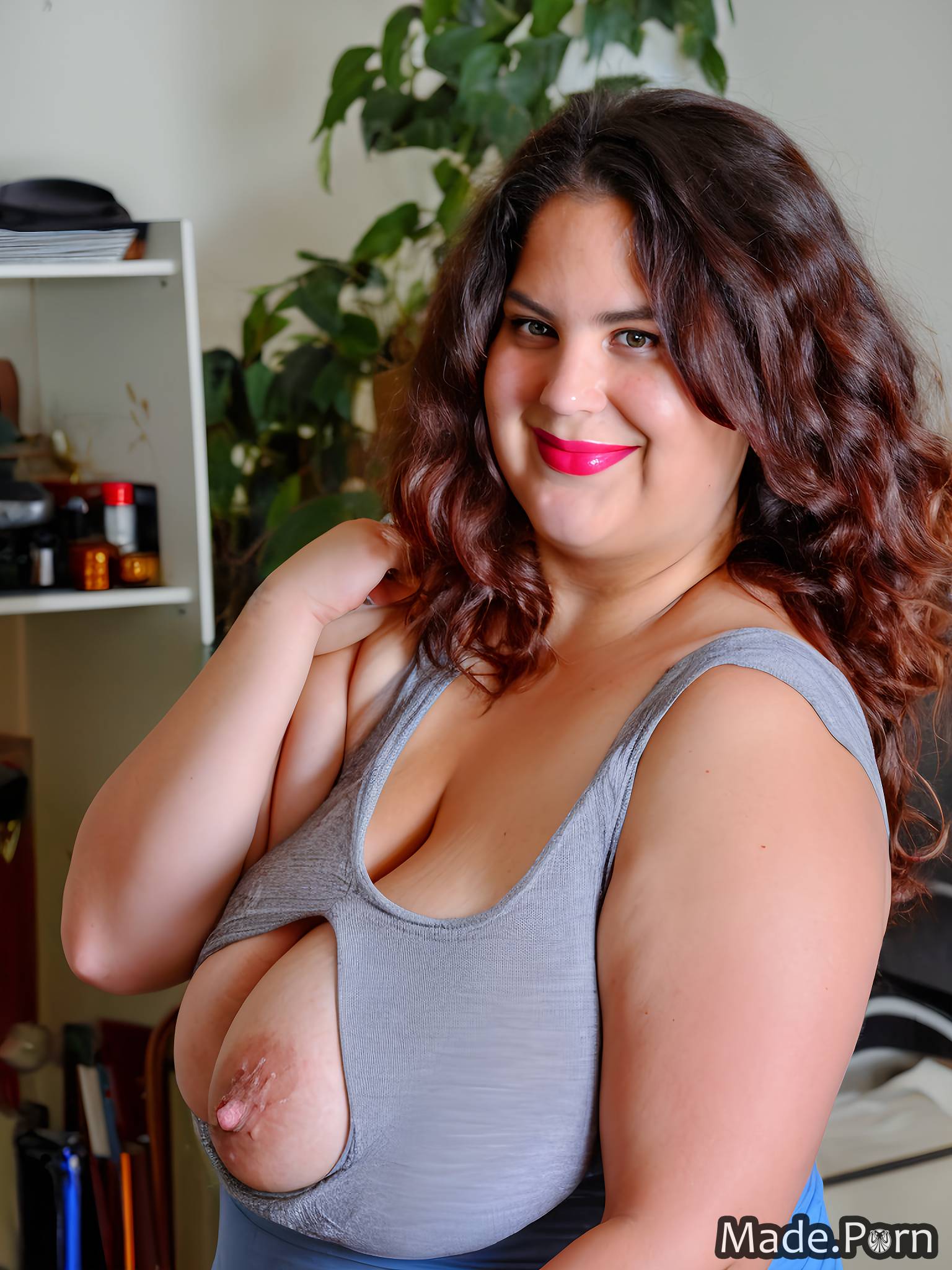 photo lipstick fat tall pov gigantic boobs 40