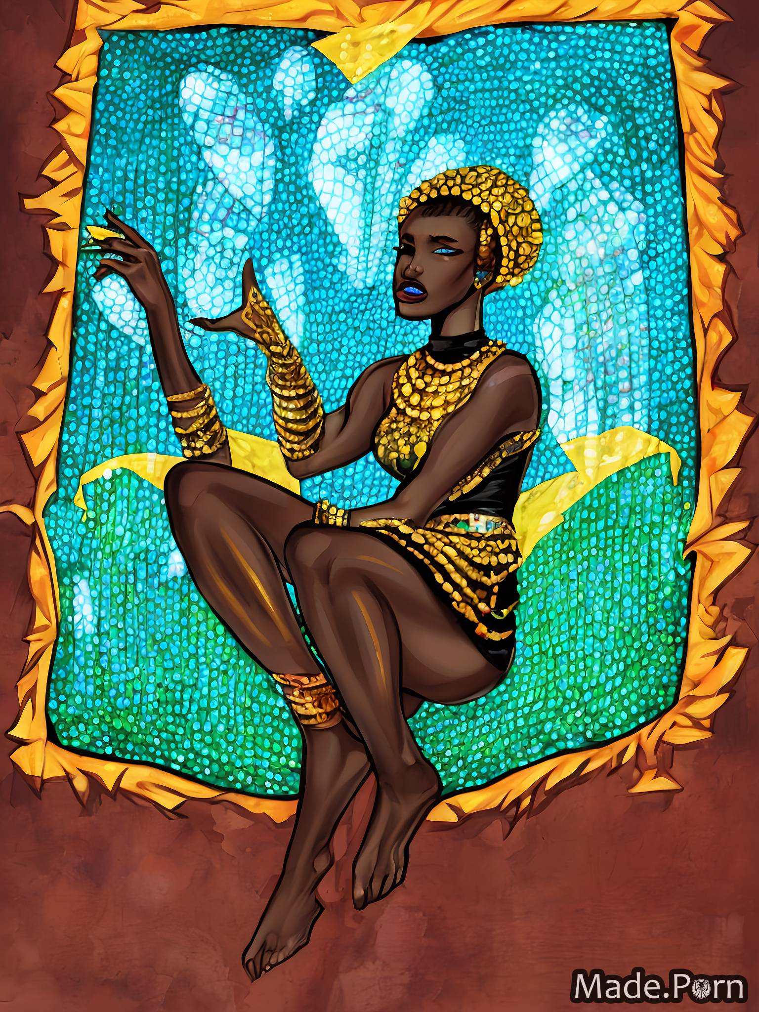 crystal full shot gold lesbian 20 wood comic african