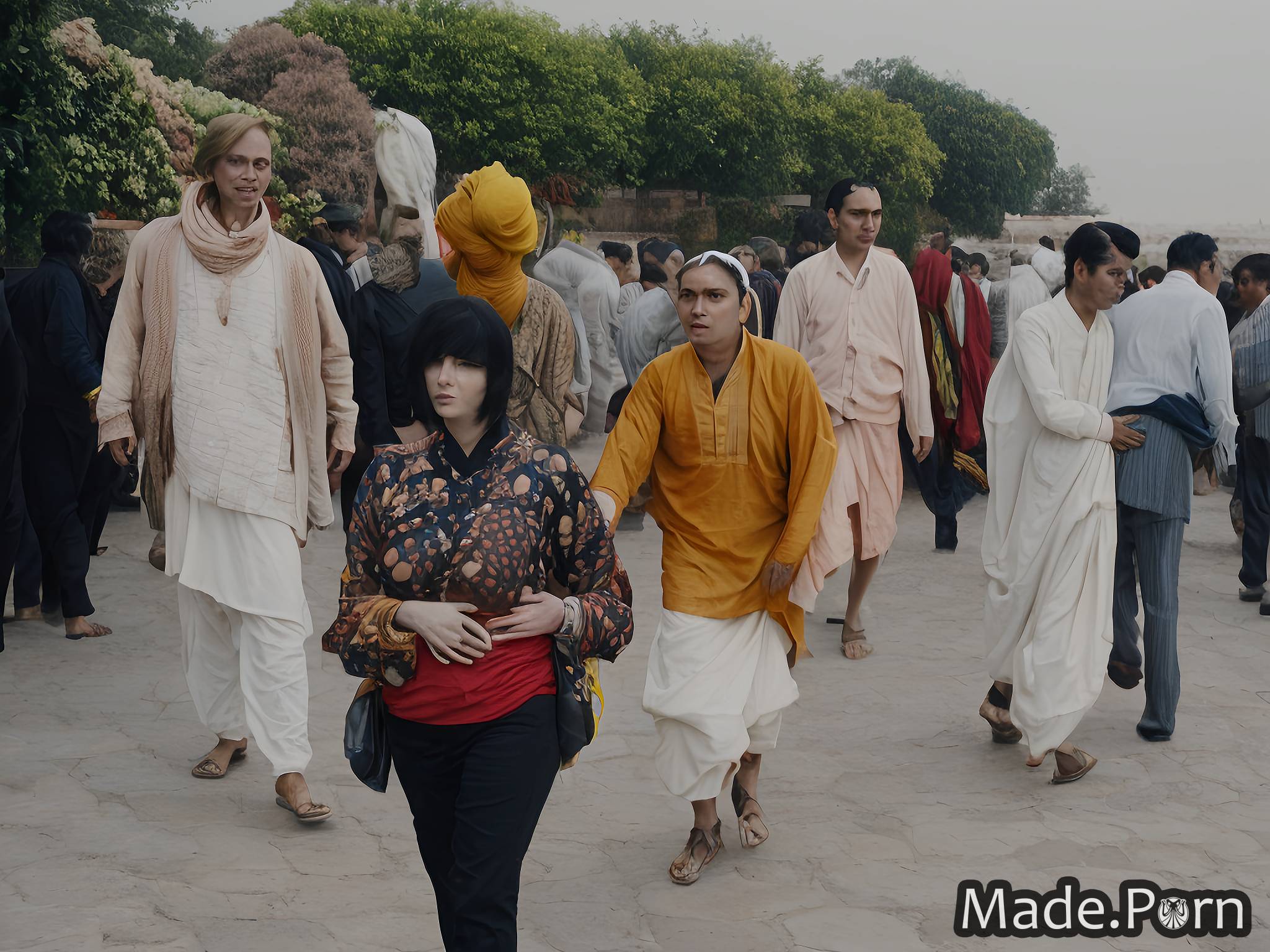 lesbian blindfold The Taj Mahal, India post-apocalyptic shirt fat morning